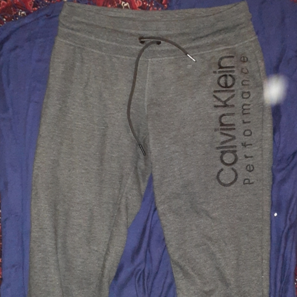Lot of 2 gray Calvin Klein sweatpants